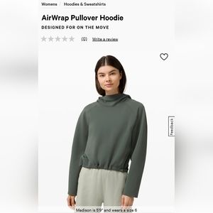 Lululemon AirWrap pullover hoodie - Size 4